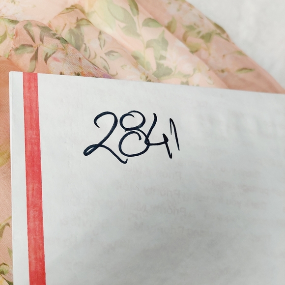 NWT Mac Duggal  Pink Multicolor Ruffle Tiered Floral Cut-Out Chiffon Gown P2841 - Picture 11 of 11